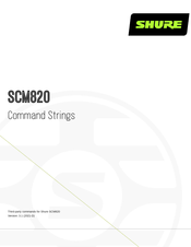 Shure SCM820 Mode D'emploi