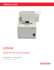 Thermo Scientific UVS450 Installation Et Utilisation