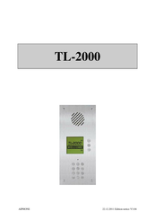 Aiphone TL-2000 Mode D'emploi