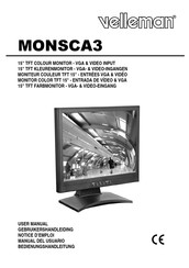 Velleman Monsca3 Notice D'emploi