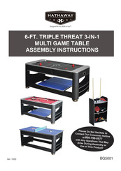 Hathaway 6-FT. TRIPLE THREAT 3-IN-1 Instructions De Montage