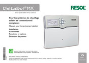 Resol DeltaSol MX Manuel Pour Le Technicien Habilité