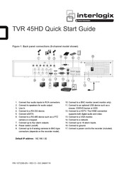 Interlogix TVR 45HD Guide Rapide