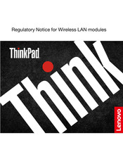 Lenovo ThinkPad E590 Mode D'emploi