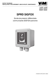ViM SPRD SIGFOX 500E Notice Technique
