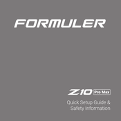 FORMULER Z10 Pro Max Guide D'installation