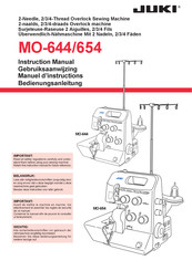 JUKI MO-644 Manuel D'instructions