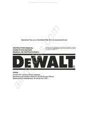 DeWalt DW999 Guide D'utilisation