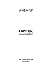 ANEMOI AIRPRO M Serie Manuel D'installation