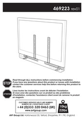 AVF Group 469223 Mode D'emploi