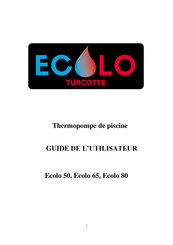 TTI Ecolo 50 Guide De L'utilisateur