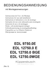 Kuppersbusch EDL 12750.0 E Instructions D'utilisation