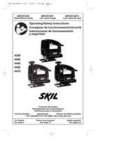 Skil 4445 Consignes De Fonctionnement/Sécurité