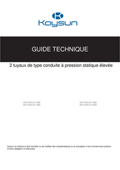 Kaysun KFC-PDH-2T-1400 Guide Technique