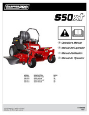 Snapper PRO S50XTKAV1948 Manuel D'utilisation