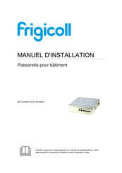 Frigicoll MD-CCM08/E Manuel D'installation