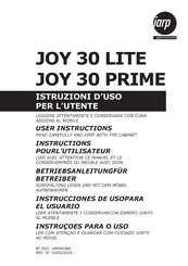 IARP JOY 30 PRIME Instructions Pour L'utilisateur