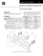 Ge Spectra Serie Instructions D'installation