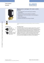 Burkert 6027 Fiche Technique