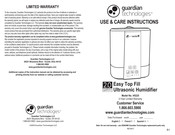 Guardian Technologies H5225 Utilisation Et Instructions D'entretien