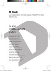 D-Link DSL-2770L Guide D'installation