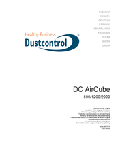 Dustcontrol DC AirCube 500 Traduction Des Instructions De Service D'origine