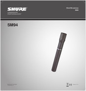 Shure SM94 Mode D'emploi
