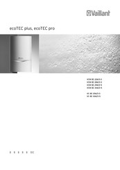 Vaillant ecoTEC pro VCW BE 286/3-3 Notice D'emploi