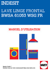 Indesit BWSA 61053 WSG Manuel D'utilisation