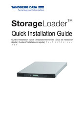 Tandberg Data StorageLoader Guide D'installation Rapide