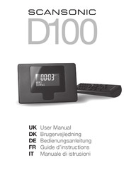 Scansonic D100 Guide D'instructions