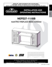 Napoleon NEFE27-1116B Instructions D'installation Et D'opération