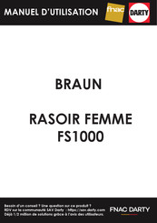 Braun FS1000 Manuel D'utilisation