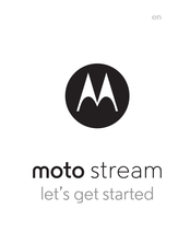 Motorola moto stream Mode D'emploi
