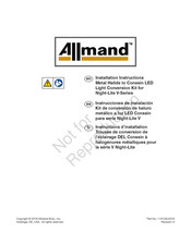 Allmand NIGHT-LITE V Serie Instructions D'installation