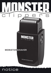 Monster Clippers MONSTERSHAVER Notice