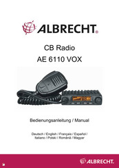 Albrecht AE 6110 VOX Manuel