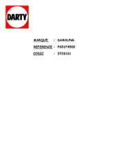 Samsung PS51F5000 Manuel D'utilisation