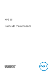 Dell XPS 9550 Guide De Maintenance