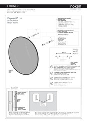 Porcelanosa noken LOUNGE Notice De Montage