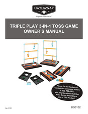 Hathaway TRIPLE PLAY 3-IN-1 TOSS GAME Instructions De Montage