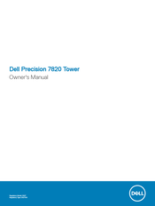 Dell Precision 7820 Tower Mode D'emploi