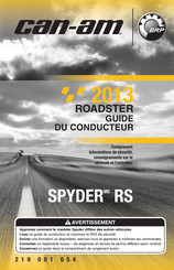 BRP Can-Am Spyder ST 2013 Guide Du Conducteur