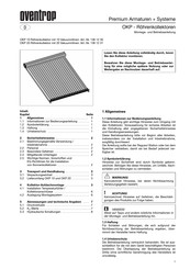 oventrop OKP 10 Instructions D'installation Et D'utilisation