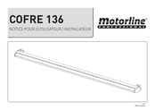 Motorline professional COFRE 136 Notice Pour L'utilisateur/Installateur