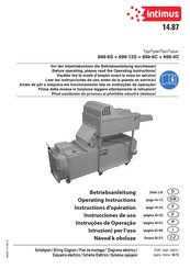 Intimus 699-12S Instructions D'opération