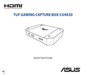 Asus TUF GAMING CAPTURE BOX-CU4K30 Mode D'emploi