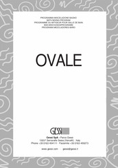 Gessi OVALE Instructions De Montage, D'emploi Et D'entretien