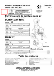 Graco ULTRA MAX 1595 232163 Manuel D'instructions Et Pièces Détachées