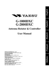 Yaesu G-2800DXC Mode D'emploi